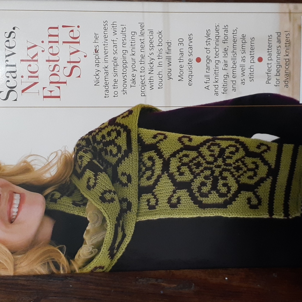 Nicky Epstein's Signature Scarves Dazzling Designs to Knit Scarf Pattern… - Picture 10 of 10